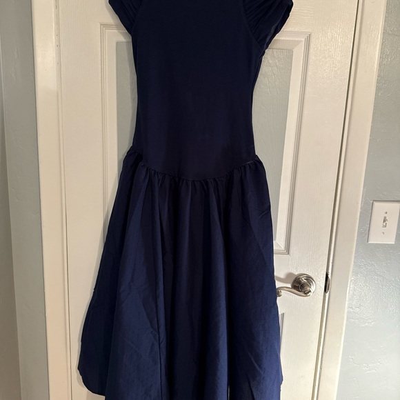 Free People Afternoon Elegance Blue Midi Dress - Picture 4 of 4